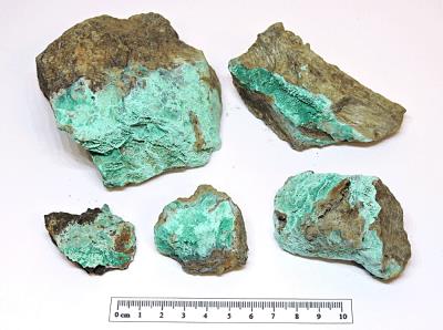 Chrysocolla 1, Geufron. (CWO) Bill Bagley Rocks and Minerals